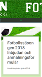 Mobile Screenshot of fotboll.korpenvanersborg.se